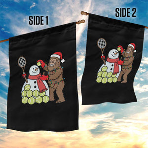 Funny Squatch Christmas Tennis Gift Garden Flag Bigfoot Player Enthusiast TS12 Print Your Wear