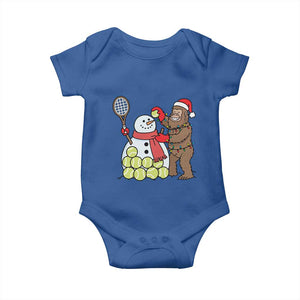 Funny Squatch Christmas Tennis Gift Baby Onesie Bigfoot Player Enthusiast TS12 Royal Blue Print Your Wear