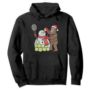 Funny Squatch Christmas Tennis Gift Hoodie Bigfoot Player Enthusiast TS12 Black Print Your Wear