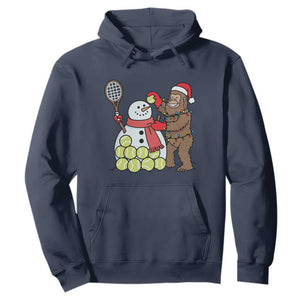 Funny Squatch Christmas Tennis Gift Hoodie Bigfoot Player Enthusiast TS12 Navy Print Your Wear