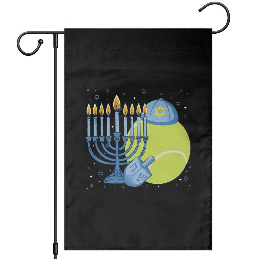 Jewish Tennis Player Hanukkah Garden Flag Funny Racquet Lover Gift TS12 Black Print Your Wear