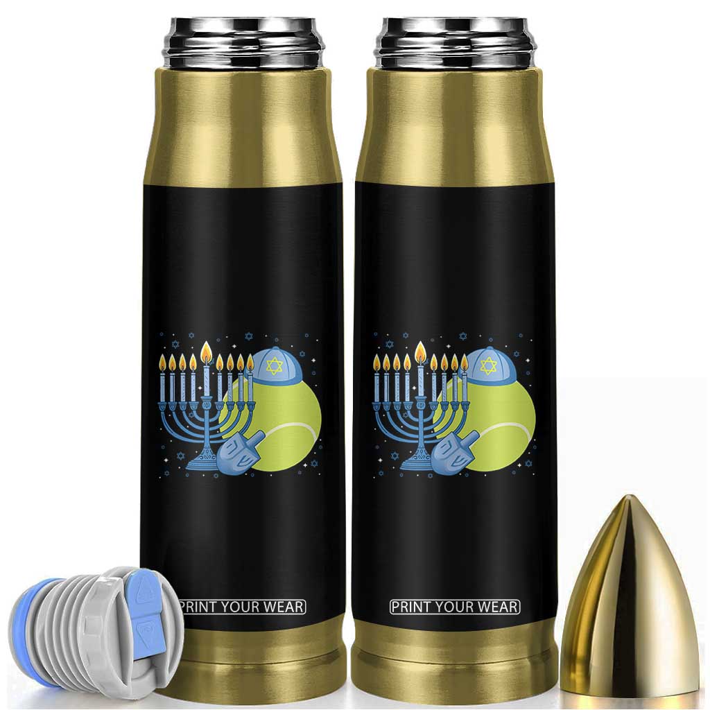 Jewish Tennis Player Hanukkah Bullet Tumbler Funny Racquet Lover Gift TS12 Black Print Your Wear