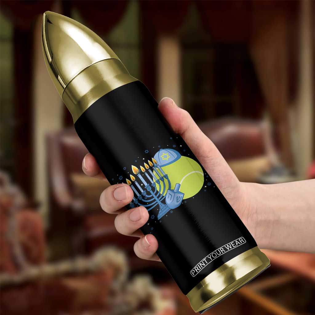 Jewish Tennis Player Hanukkah Bullet Tumbler Funny Racquet Lover Gift TS12 Print Your Wear