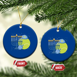 Jewish Tennis Player Hanukkah Ceramic Ornament Funny Racquet Lover Gift TS12 1pc Blue Print Your Wear
