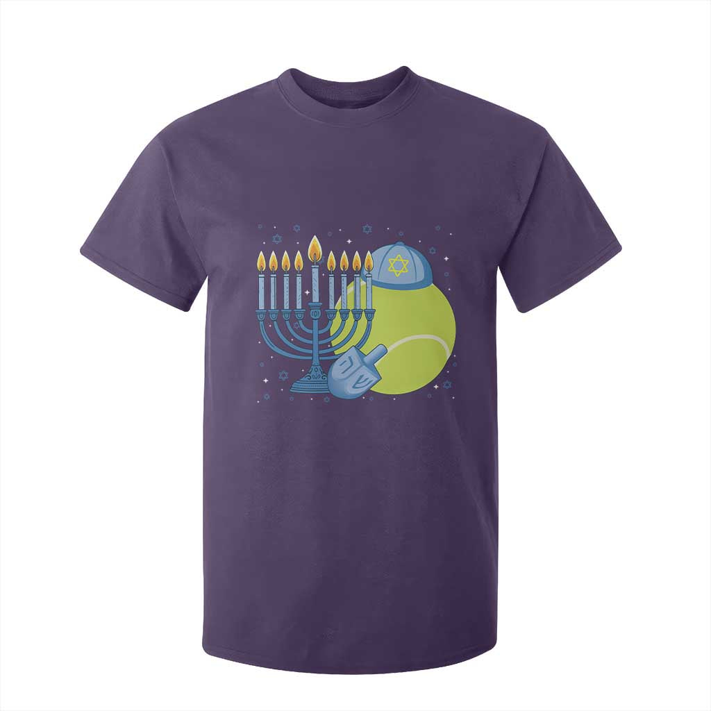 Jewish Tennis Player Hanukkah T Shirt For Kid Funny Racquet Lover Gift TS12 Purple Print Your Wear