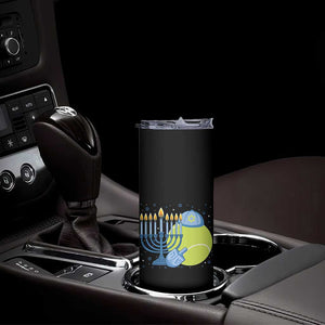Jewish Tennis Player Hanukkah Skinny Tumbler Funny Racquet Lover Gift TS12 Print Your Wear