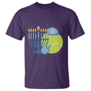 Jewish Tennis Player Hanukkah T Shirt Funny Racquet Lover Gift TS12 Purple Print Your Wear