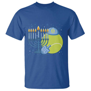 Jewish Tennis Player Hanukkah T Shirt Funny Racquet Lover Gift TS12 Royal Blue Print Your Wear