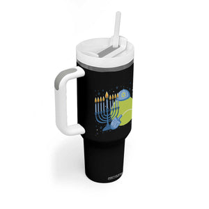 Jewish Tennis Player Hanukkah Tumbler With Handle Funny Racquet Lover Gift TS12 Print Your Wear