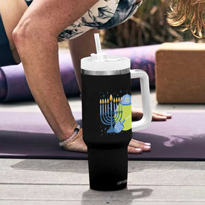Jewish Tennis Player Hanukkah Tumbler With Handle Funny Racquet Lover Gift TS12 Print Your Wear