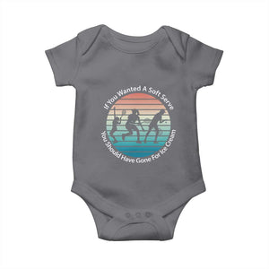 Sarcastic Tennis Girl Gift Baby Onesie If You Wanted Soft Serve Gone For Ice Cream TS12 Charcoal Print Your Wear