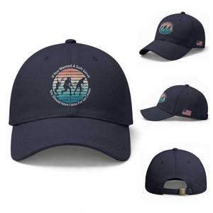 Sarcastic Tennis Girl Gift Baseball Cap If You Wanted Soft Serve Gone For Ice Cream TS12 Baseball Cap Universal Fit Navy Print Your Wear