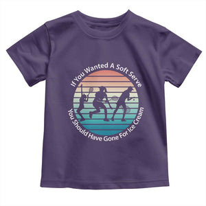 Sarcastic Tennis Girl Gift Toddler T Shirt If You Wanted Soft Serve Gone For Ice Cream TS12 Purple Print Your Wear