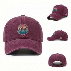 Sarcastic Tennis Girl Gift Washed Cotton Baseball Cap If You Wanted Soft Serve Gone For Ice Cream TS12 Washed Cap Universal Fit Burgundy Print Your Wear
