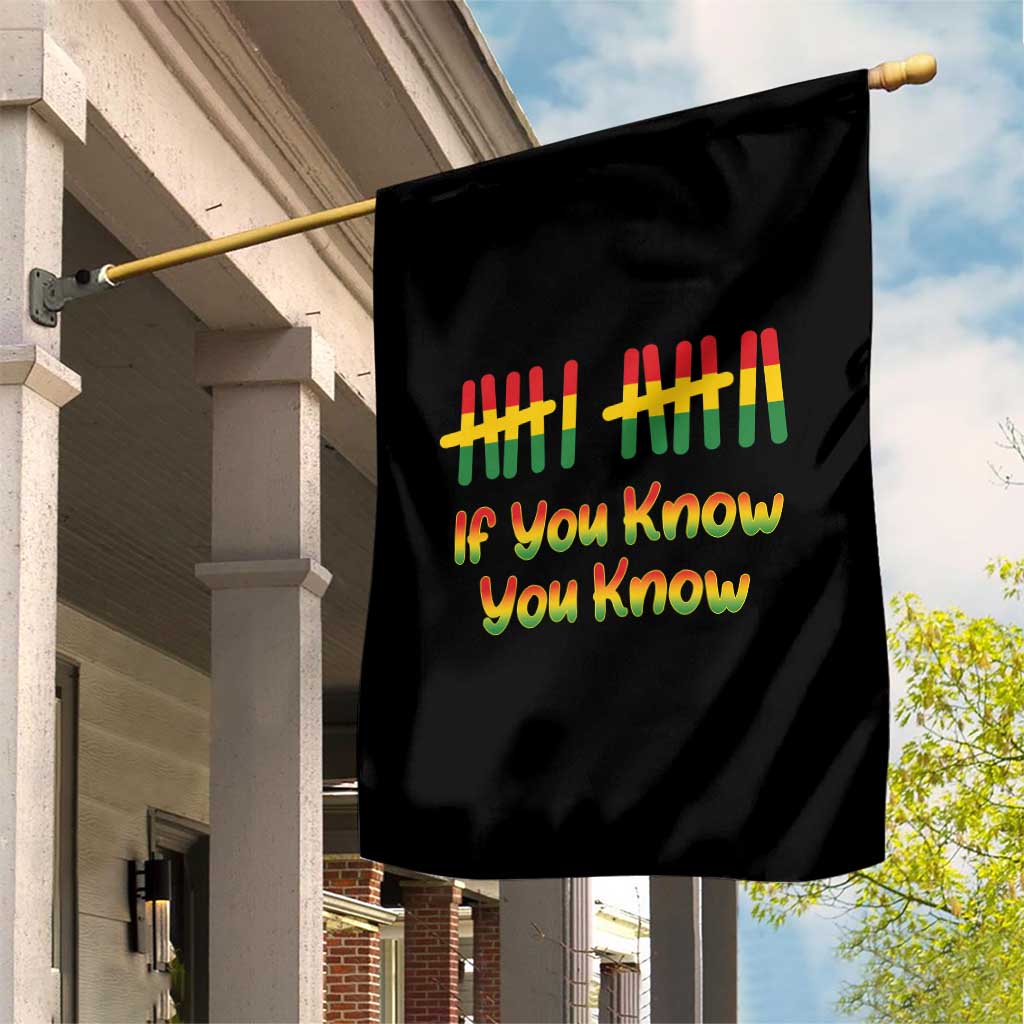 Funny Black History Six Seven Meme Garden Flag If You Know You Know TS12 Print Your Wear