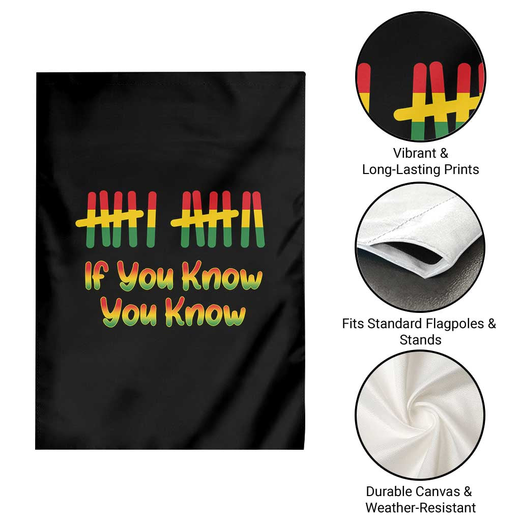 Funny Black History Six Seven Meme Garden Flag If You Know You Know TS12 Print Your Wear