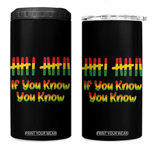 Funny Black History Six Seven Meme 4 in 1 Can Cooler Tumbler If You Know You Know TS12 One Size: 16 oz Black Print Your Wear