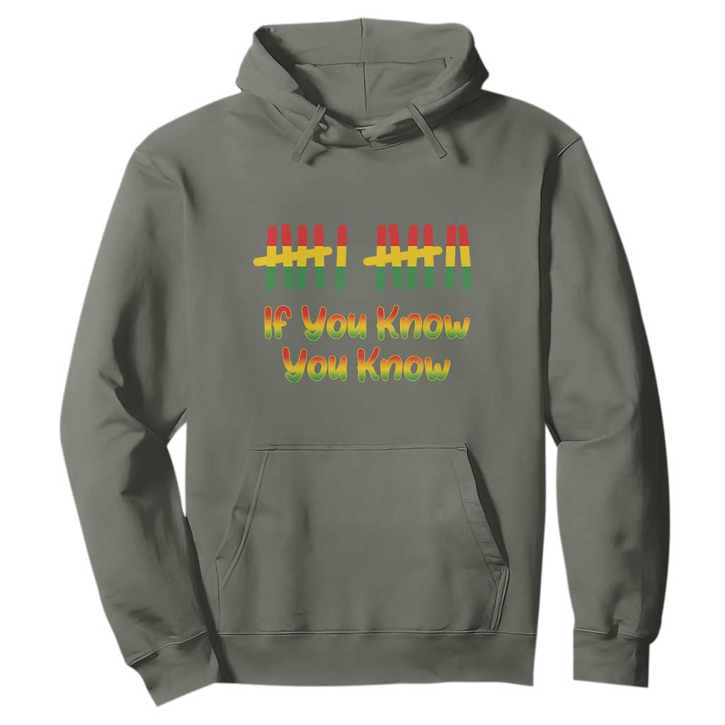 Funny Black History Six Seven Meme Hoodie If You Know You Know TS12 Military Green Print Your Wear