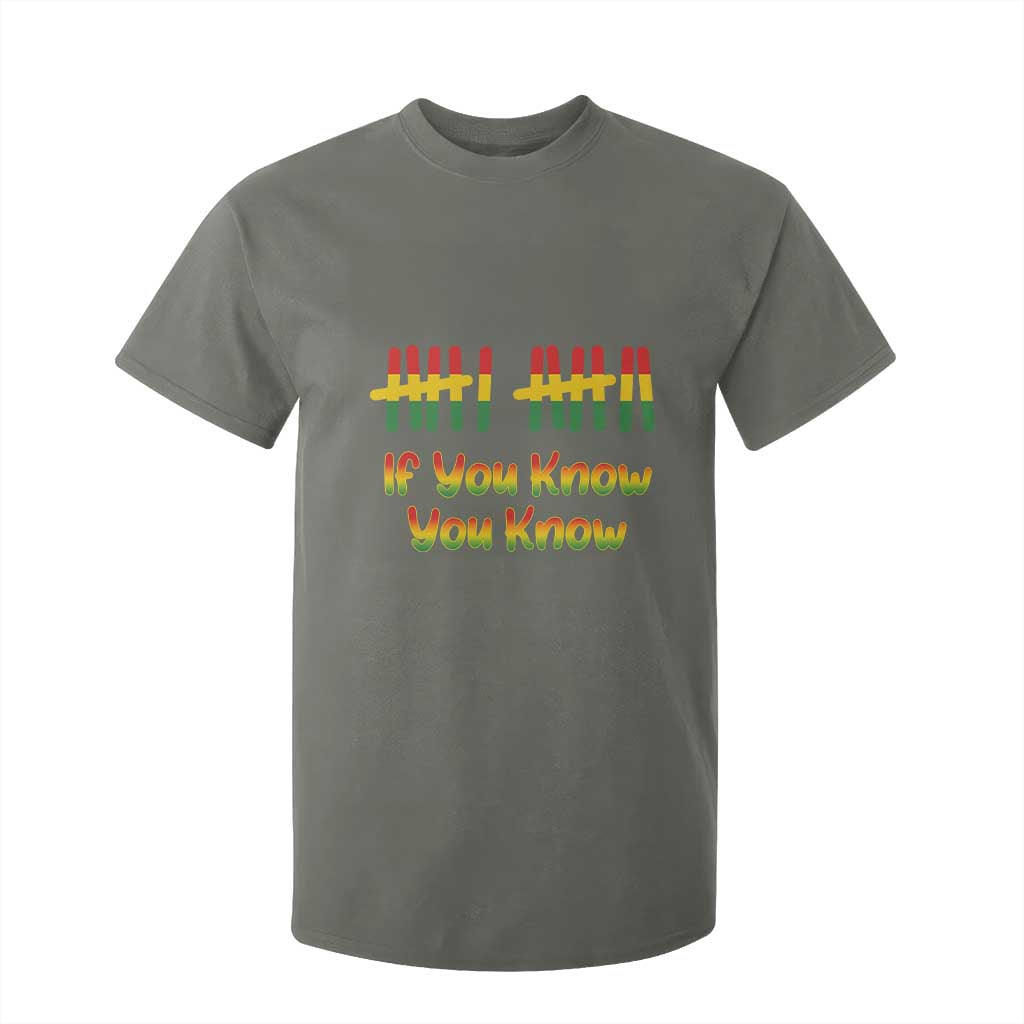 Funny Black History Six Seven Meme T Shirt For Kid If You Know You Know TS12 Military Green Print Your Wear