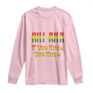 Funny Black History Six Seven Meme Long Sleeve Shirt If You Know You Know TS12 Light Pink Print Your Wear