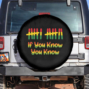 Funny Black History Six Seven Meme Spare Tire Cover If You Know You Know TS12 No hole White Print Your Wear