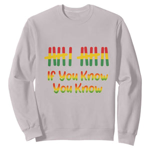 Funny Black History Six Seven Meme Sweatshirt If You Know You Know TS12 Ice Gray Print Your Wear
