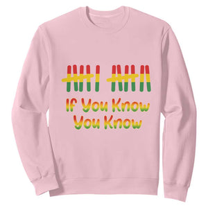 Funny Black History Six Seven Meme Sweatshirt If You Know You Know TS12 Light Pink Print Your Wear