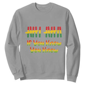 Funny Black History Six Seven Meme Sweatshirt If You Know You Know TS12 Sport Gray Print Your Wear