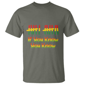 Funny Black History Six Seven Meme T Shirt If You Know You Know TS12 Military Green Print Your Wear