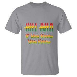 Funny Black History Six Seven Meme T Shirt If You Know You Know TS12 Sport Gray Print Your Wear