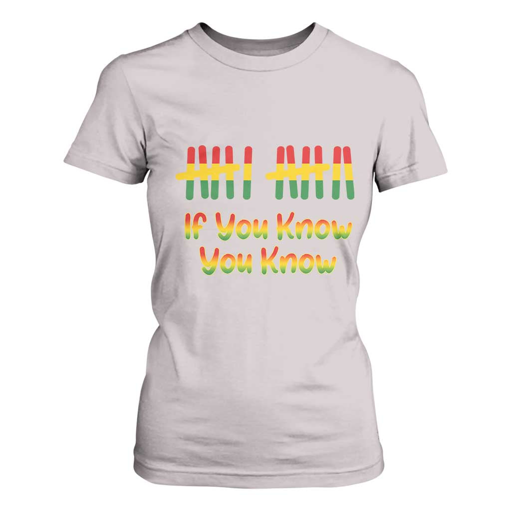 Funny Black History Six Seven Meme T Shirt For Women If You Know You Know TS12 Ice Gray Print Your Wear