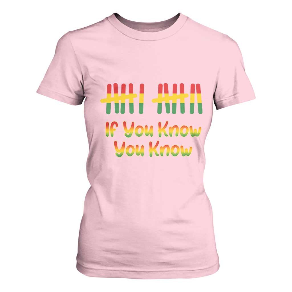 Funny Black History Six Seven Meme T Shirt For Women If You Know You Know TS12 Light Pink Print Your Wear