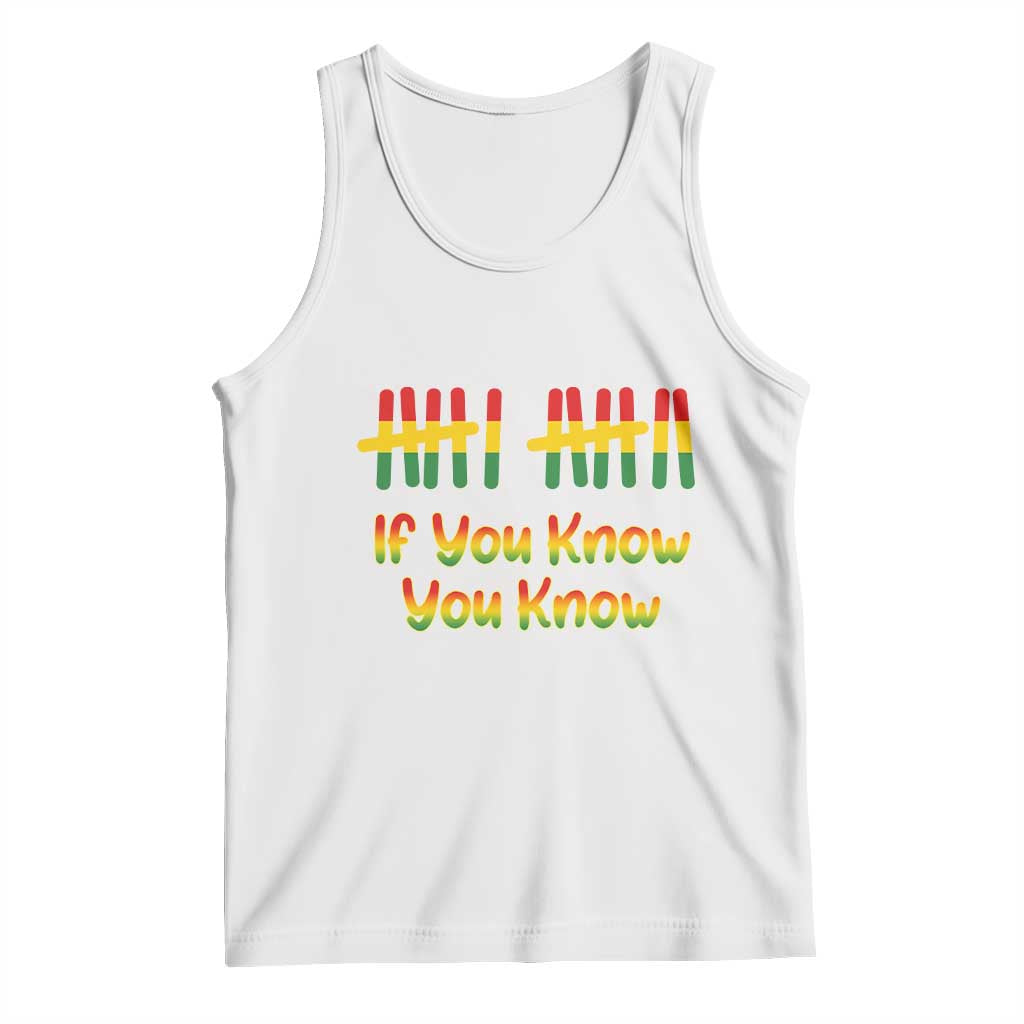 Funny Black History Six Seven Meme Tank Top If You Know You Know TS12 White Print Your Wear