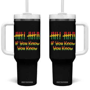 Funny Black History Six Seven Meme Tumbler With Handle If You Know You Know TS12 One Size: 40 oz Black Print Your Wear