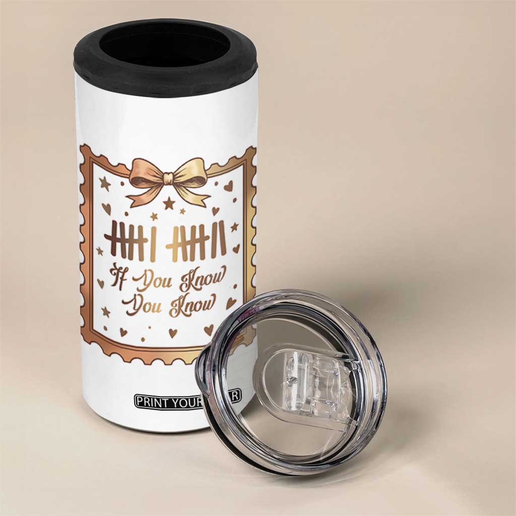 If You Know You Know Six Seven Meme 4 in 1 Can Cooler Tumbler African American Gift TS12 Print Your Wear