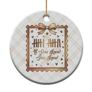 If You Know You Know Six Seven Meme Ceramic Ornament African American Gift TS12 1pc Christmas Plaid Print Your Wear