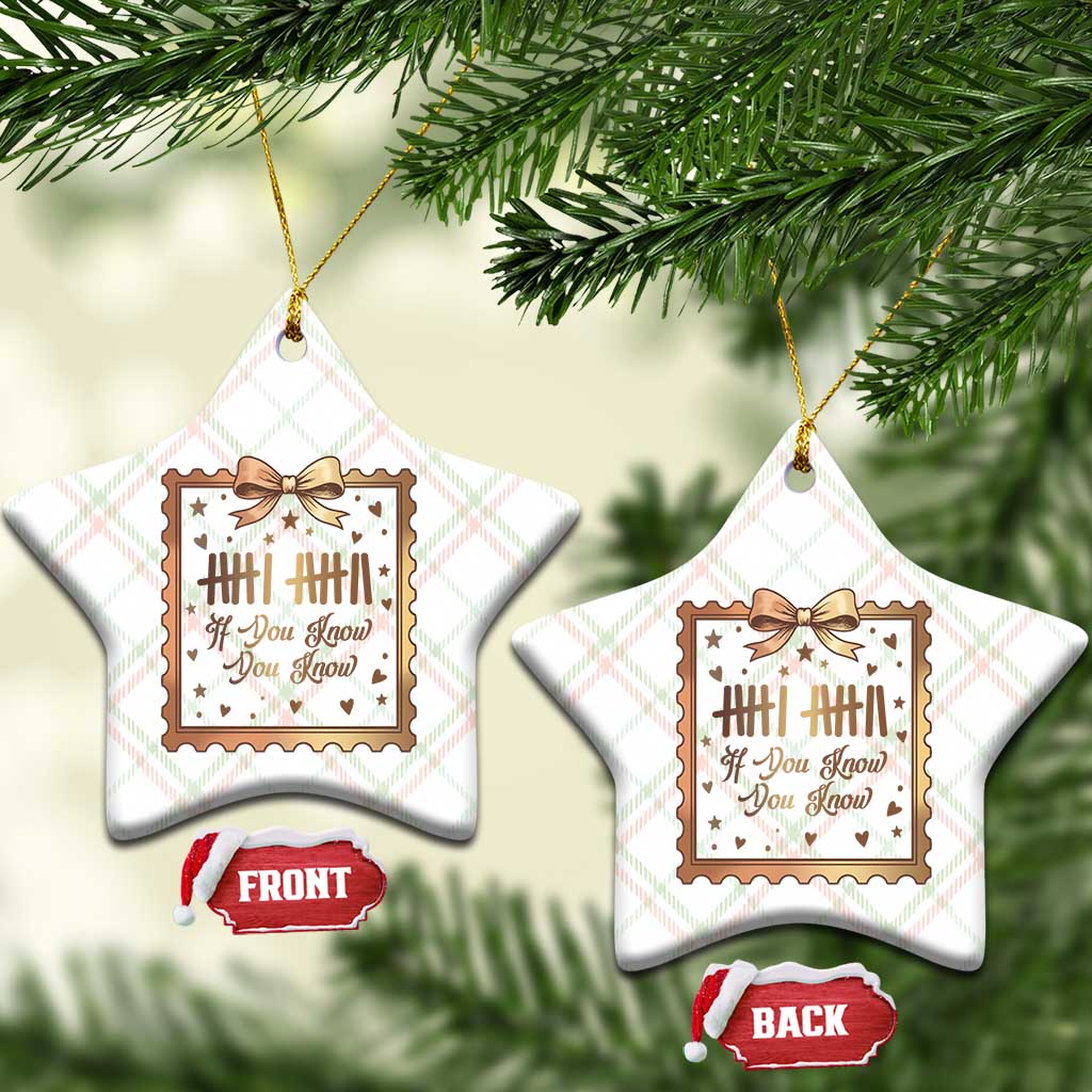 If You Know You Know Six Seven Meme Ceramic Ornament African American Gift TS12 Print Your Wear