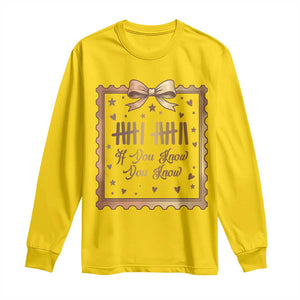 If You Know You Know Six Seven Meme Long Sleeve Shirt African American Gift TS12 Daisy Print Your Wear