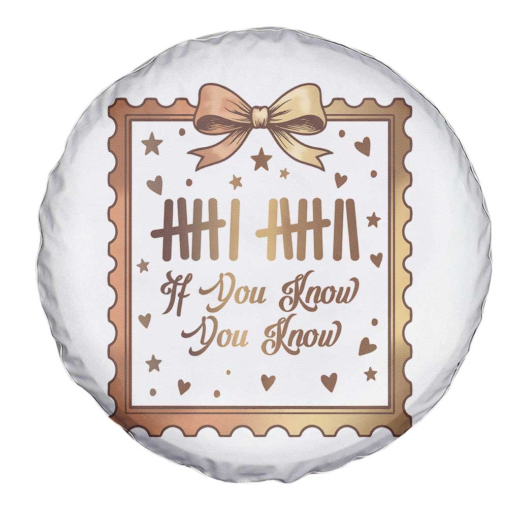 If You Know You Know Six Seven Meme Spare Tire Cover African American Gift TS12 Print Your Wear