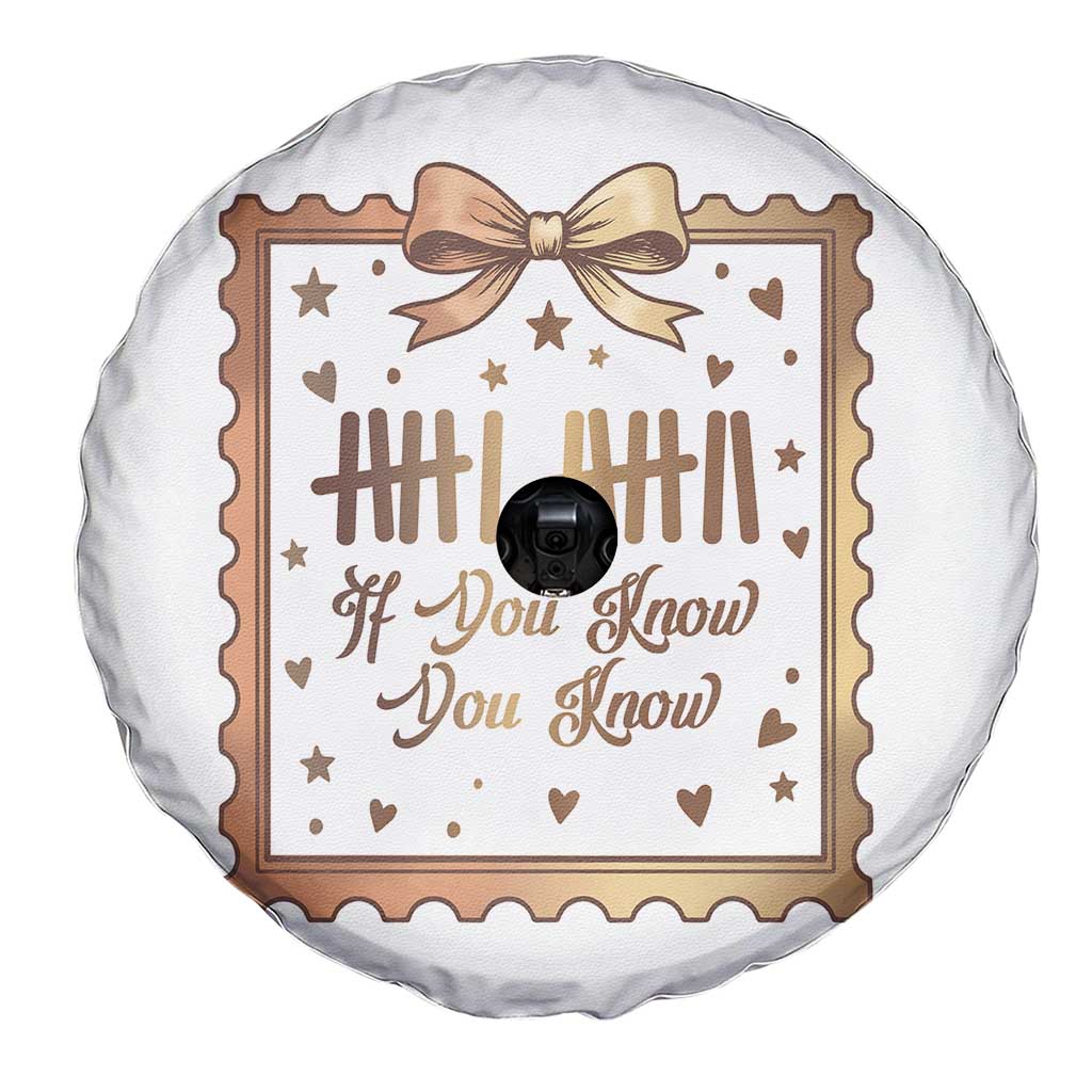 If You Know You Know Six Seven Meme Spare Tire Cover African American Gift TS12 Print Your Wear