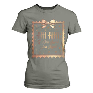 If You Know You Know Six Seven Meme T Shirt For Women African American Gift TS12 Military Green Print Your Wear
