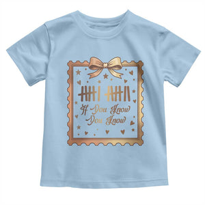 If You Know You Know Six Seven Meme Toddler T Shirt African American Gift TS12 Light Blue Print Your Wear