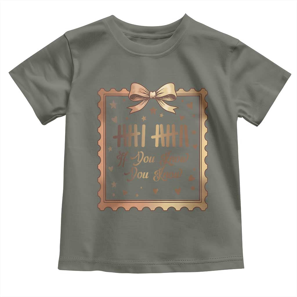 If You Know You Know Six Seven Meme Toddler T Shirt African American Gift TS12 Military Green Print Your Wear