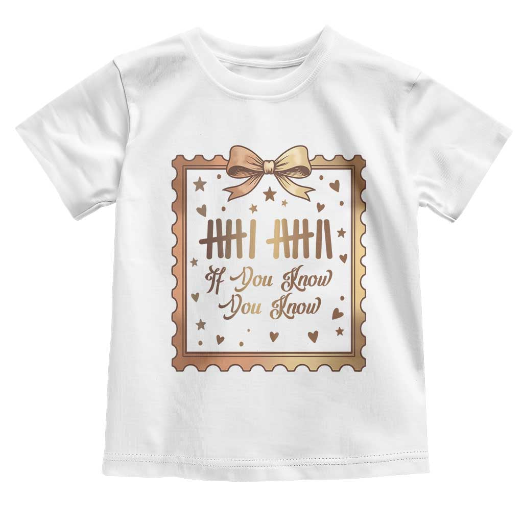If You Know You Know Six Seven Meme Toddler T Shirt African American Gift TS12 White Print Your Wear