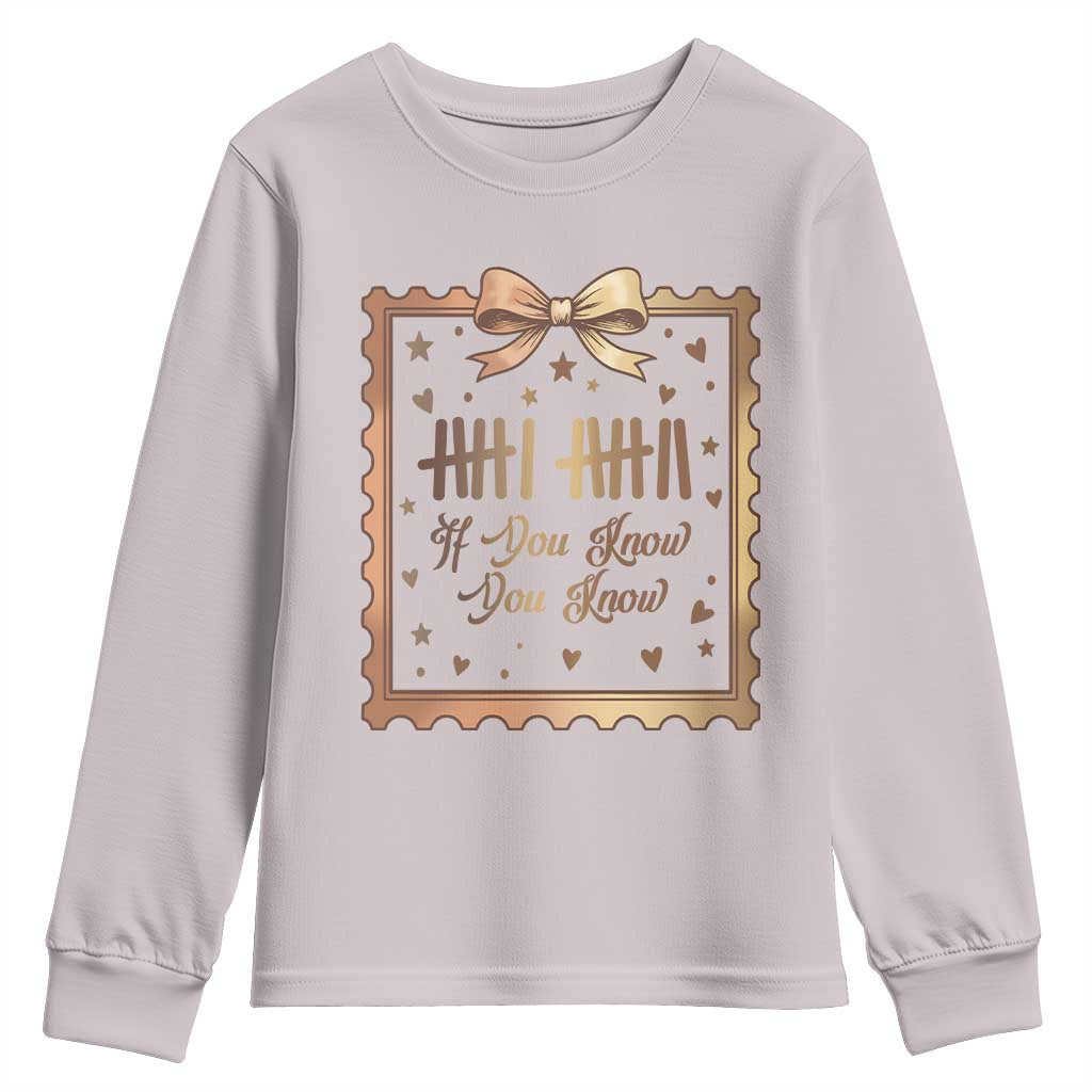 If You Know You Know Six Seven Meme Youth Sweatshirt African American Gift TS12 Ice Gray Print Your Wear