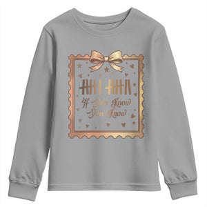 If You Know You Know Six Seven Meme Youth Sweatshirt African American Gift TS12 Sport Gray Print Your Wear