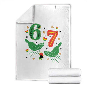 67 Meme Black History Month Throw Blanket African American Gift TS12 White Print Your Wear