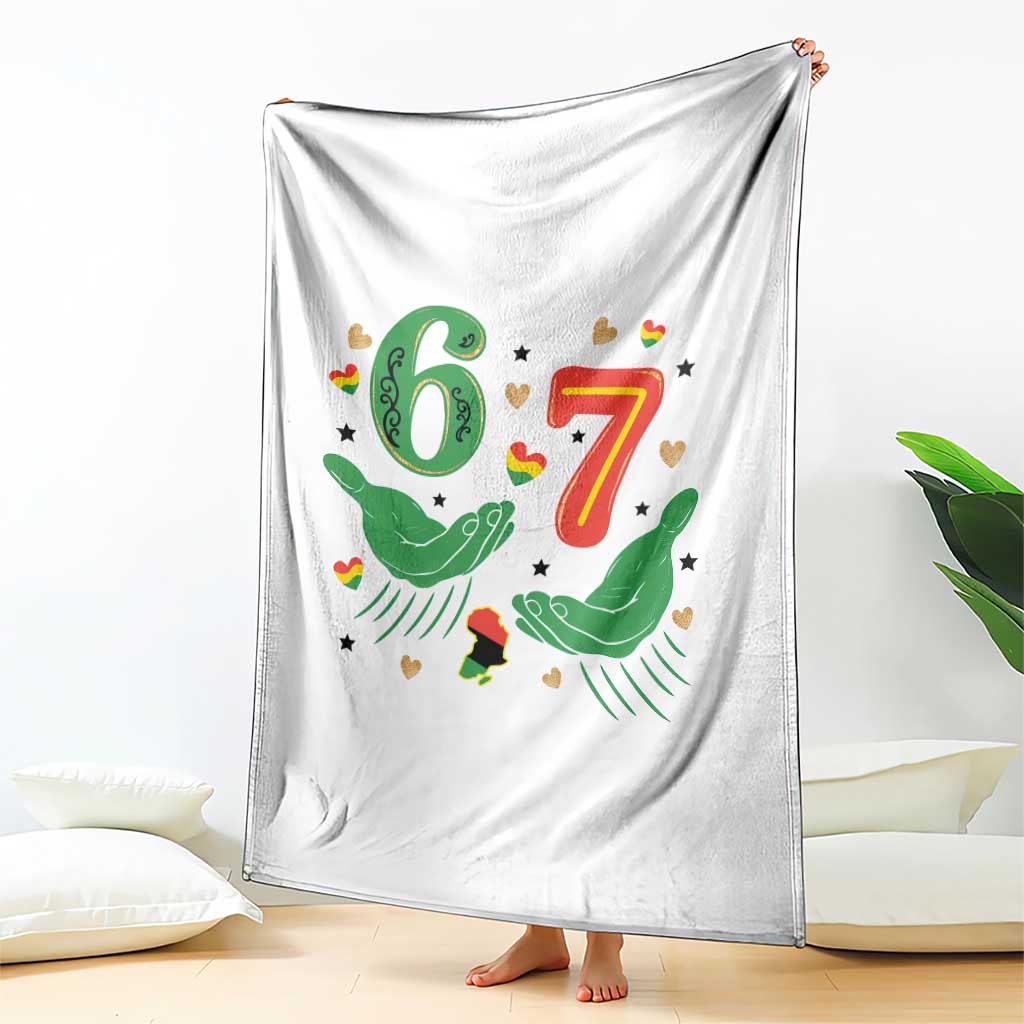 67 Meme Black History Month Throw Blanket African American Gift TS12 Print Your Wear
