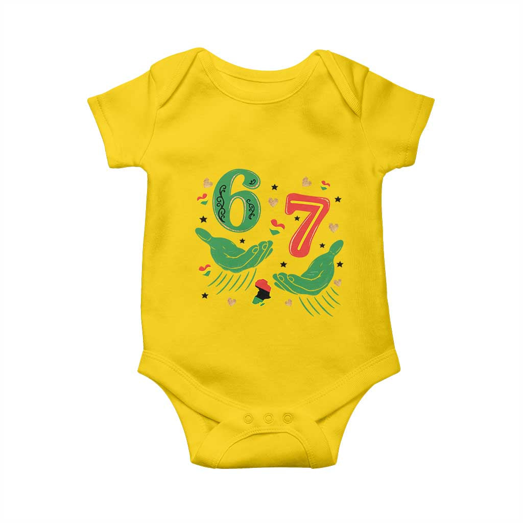 67 Meme Black History Month Baby Onesie African American Gift TS12 Daisy Print Your Wear