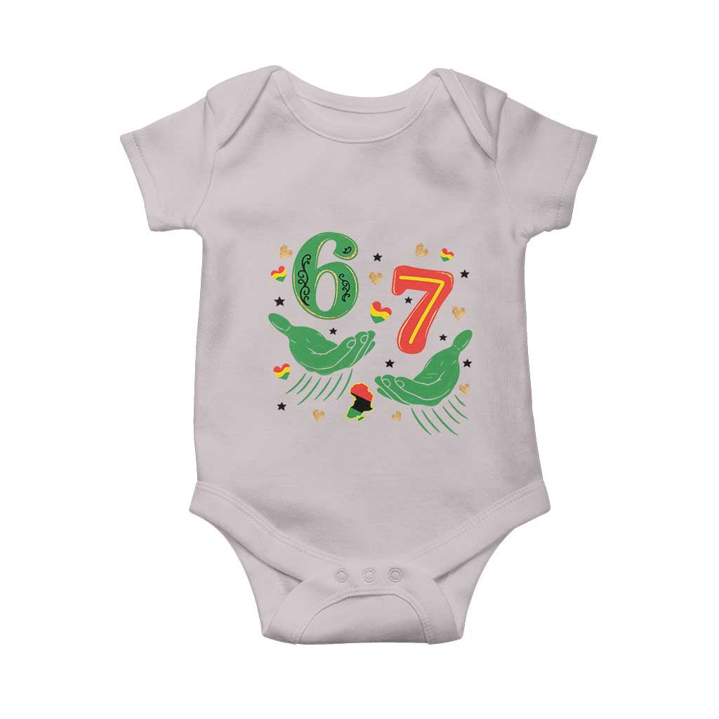 67 Meme Black History Month Baby Onesie African American Gift TS12 Ice Gray Print Your Wear